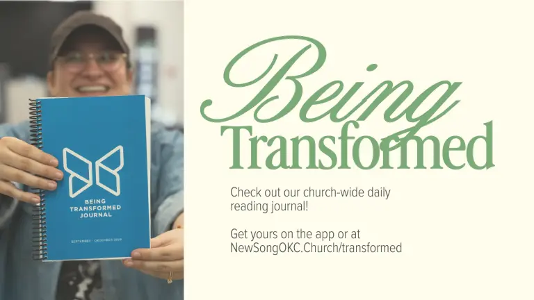 Being Transformed Journal 2026 September-December