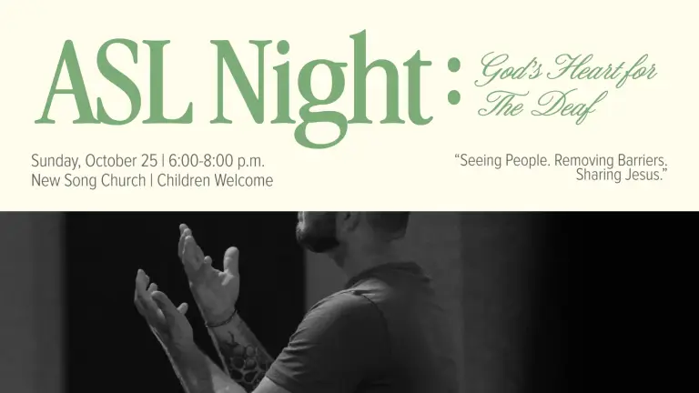 ASL Night: God's Heart for the Deaf
