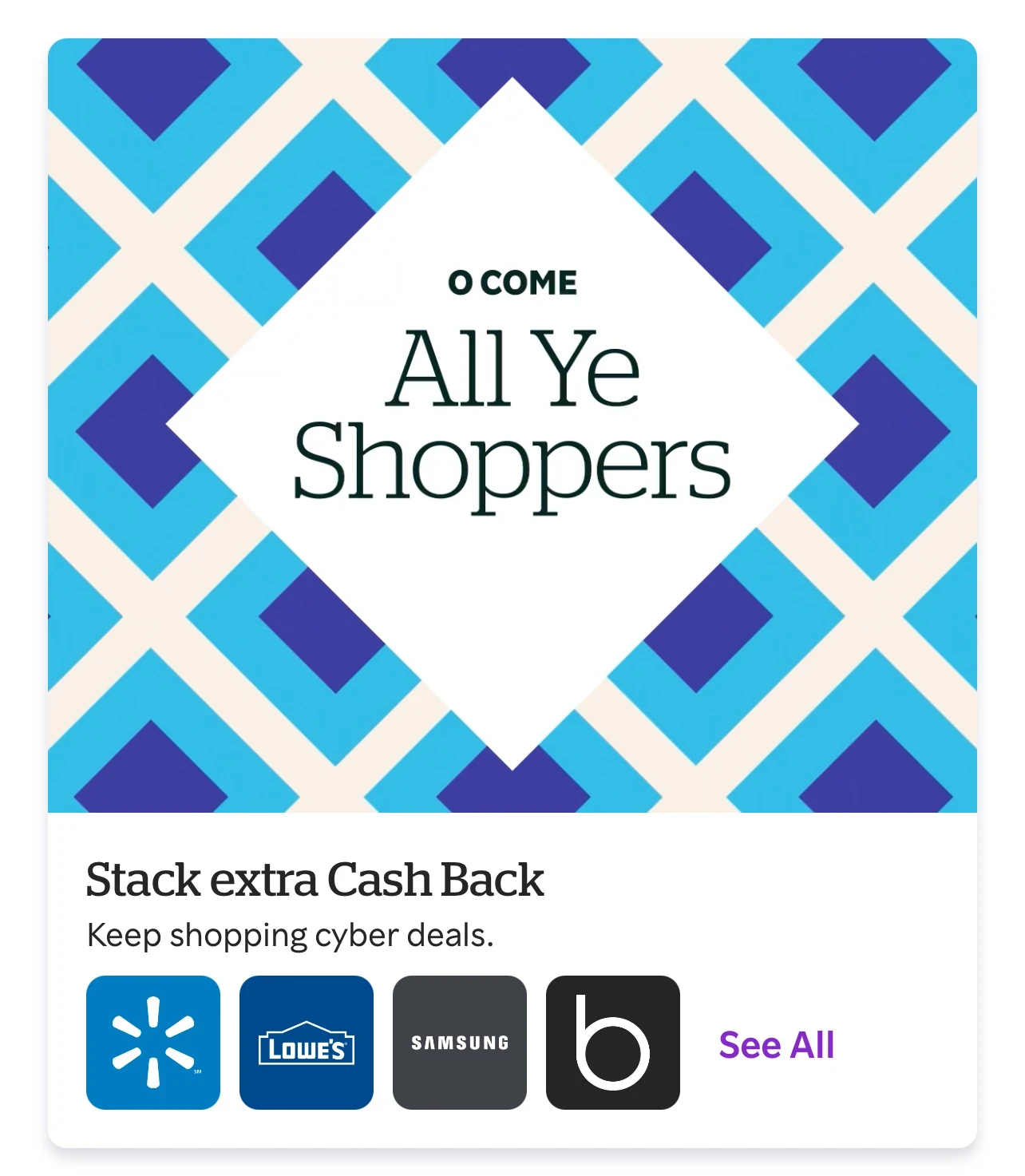Oh Come All Ye Shoppers